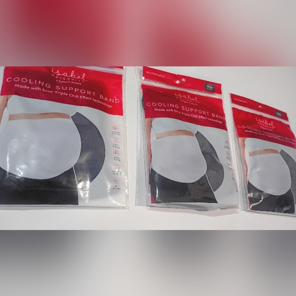 Isabel Maternity Cooling Support Band Belly Band – Lot of 3 – Size S/M – New